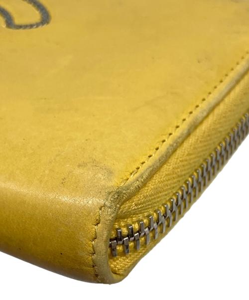 CHANEL（シャネル）CHANEL (シャネル) ラウンドファスナー長財布 イエローの古着・服飾アイテム