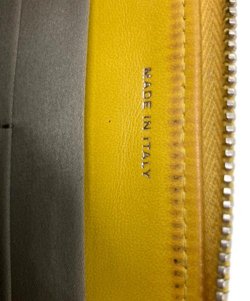 CHANEL（シャネル）CHANEL (シャネル) ラウンドファスナー長財布 イエローの古着・服飾アイテム