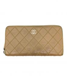 CHANEL（シャネル）の古着「ワイルドステッチ 長財布」｜ベージュ