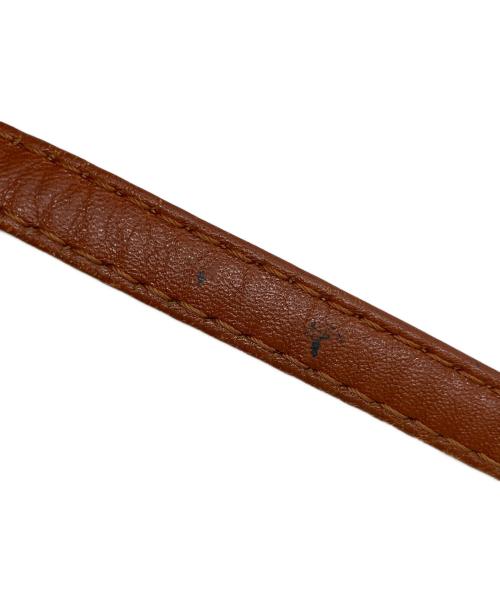 MCM（エムシーエム）MCM (エムシーエム) ロゴグラム ヴィセトス ラウンドショルダーバッグ ブラウンの古着・服飾アイテム