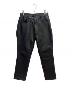 中古・古着通販】OLD GAP (オールドギャップ) レザーパンツ ブラック