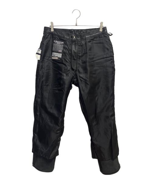 KADOYA（カドヤ）KADOYA (カドヤ) レザーパンツ ブラック サイズ:SIZE 34の古着・服飾アイテム