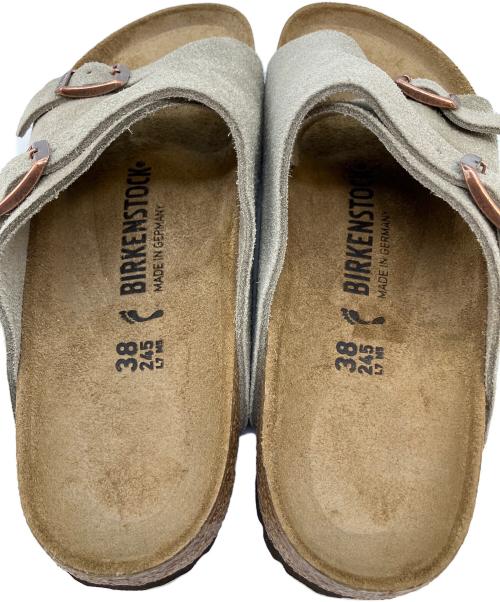BIRKENSTOCK（ビルケンシュトック）BIRKENSTOCK (ビルケンシュトック) ZURICH ベージュ サイズ:SIZE 24.5cmの古着・服飾アイテム