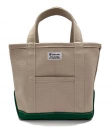ORCIVAL（オーシバル）の古着「トートバッグ」｜ベージュ×グリーン