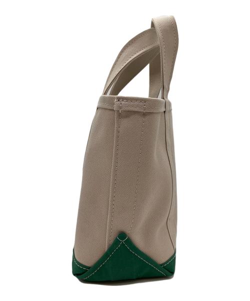 ORCIVAL（オーシバル）ORCIVAL (オーシバル) トートバッグ ベージュ×グリーンの古着・服飾アイテム