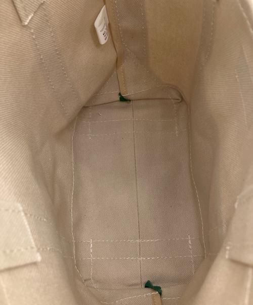 ORCIVAL（オーシバル）ORCIVAL (オーシバル) トートバッグ ベージュ×グリーンの古着・服飾アイテム