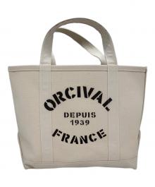 ORCIVAL（オーシバル）の古着「トートバッグ」｜ベージュ