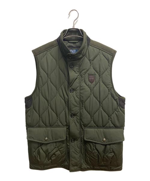 POLO RALPH LAUREN（ポロ・ラルフローレン）POLO RALPH LAUREN (ポロ・ラルフローレン) 中綿ベスト オリーブ サイズ:SIZE Lの古着・服飾アイテム