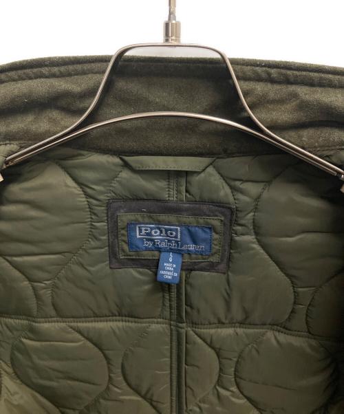 POLO RALPH LAUREN（ポロ・ラルフローレン）POLO RALPH LAUREN (ポロ・ラルフローレン) 中綿ベスト オリーブ サイズ:SIZE Lの古着・服飾アイテム