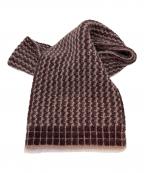 LOUIS VUITTONルイ ヴィトン）の古着「エシャルプ エセル　マフラー」｜ピンク×ブラウン