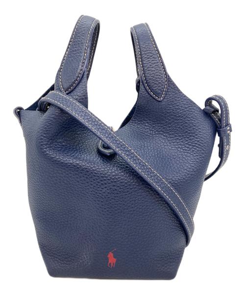 POLO RALPH LAUREN（ポロ・ラルフローレン）POLO RALPH LAUREN (ポロ・ラルフローレン) Polo Play　トート & クロスボディ ネイビーの古着・服飾アイテム