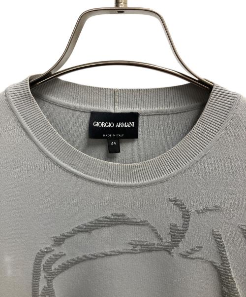 GIORGIO ARMANI（ジョルジョアルマーニ）GIORGIO ARMANI (ジョルジョアルマーニ) ニット グレー サイズ:SIZE 44の古着・服飾アイテム