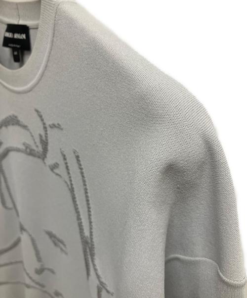 GIORGIO ARMANI（ジョルジョアルマーニ）GIORGIO ARMANI (ジョルジョアルマーニ) ニット グレー サイズ:SIZE 44の古着・服飾アイテム