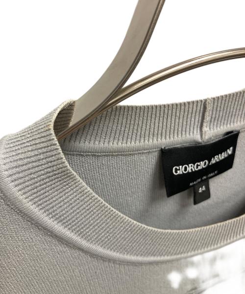 GIORGIO ARMANI（ジョルジョアルマーニ）GIORGIO ARMANI (ジョルジョアルマーニ) ニット グレー サイズ:SIZE 44の古着・服飾アイテム