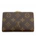 LOUIS VUITTON (ルイ ヴィトン) モノグラム ポルトフォイユ・ヴィエノワ 三つ折り財布：25000円