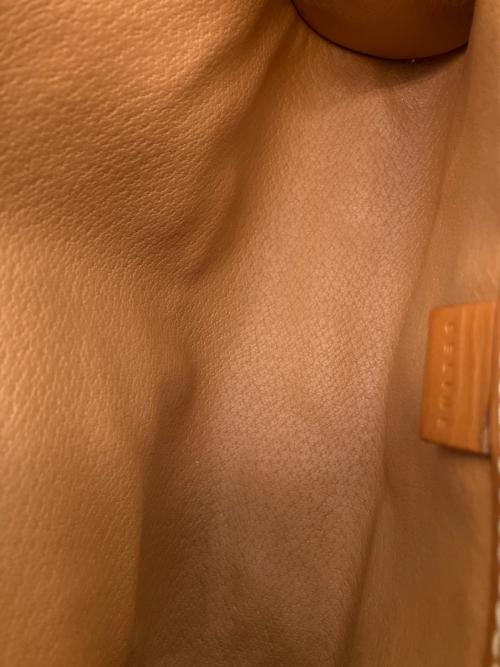 CELINE（セリーヌ）CELINE (セリーヌ) マカダム　ポーチ ブラウンの古着・服飾アイテム