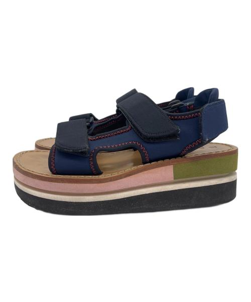 MARNI（マルニ）MARNI (マルニ) プラットファームサンダル ネイビー サイズ:SIZE 不明の古着・服飾アイテム