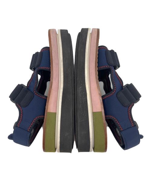 MARNI（マルニ）MARNI (マルニ) プラットファームサンダル ネイビー サイズ:SIZE 不明の古着・服飾アイテム