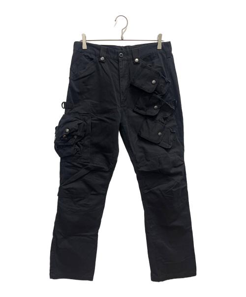 P.D.W（ピーディーダブル）P.D.W (ピーディーダブル) カーゴパンツ ブラック サイズ:SIZE Lの古着・服飾アイテム