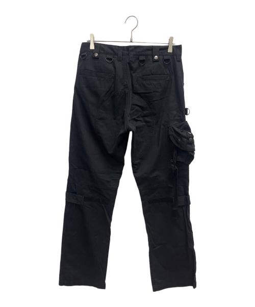 P.D.W（ピーディーダブル）P.D.W (ピーディーダブル) カーゴパンツ ブラック サイズ:SIZE Lの古着・服飾アイテム