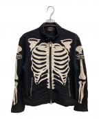 VANSONバンソン）の古着「ライダースジャケット」｜ブラック