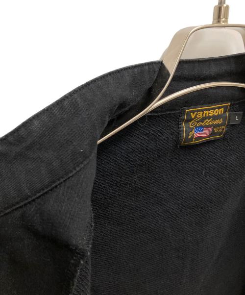 VANSON（バンソン）VANSON (バンソン) ライダースジャケット ブラック サイズ:SIZE Lの古着・服飾アイテム