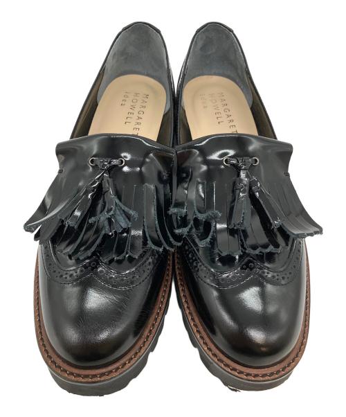 MARGARET HOWELL idea（マーガレット ハウエル アイディア）MARGARET HOWELL idea (マーガレット ハウエル アイディア) シューズ ブラック サイズ:SIZE 24cmの古着・服飾アイテム