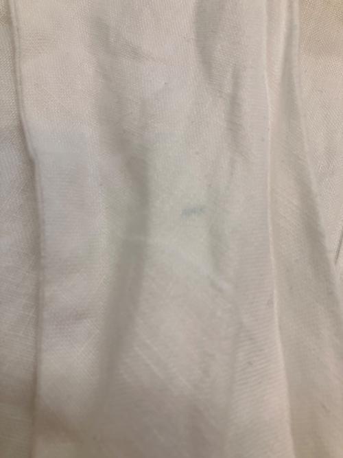 LAUREN RALPH LAUREN（ローレンラルフローレン）LAUREN RALPH LAUREN (ローレンラルフローレン) クロップドスリーブシャツ 半袖ワンピース ホワイト サイズ:SIZE 2の古着・服飾アイテム