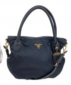 PRADAプラダ）の古着「TESSUTO VIT.DAI  2WAYバッグ」｜ネイビー