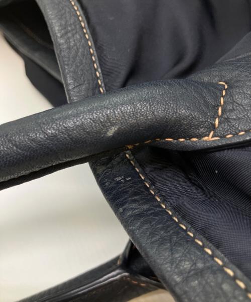 PRADA（プラダ）PRADA (プラダ) TESSUTO VIT.DAI  2WAYバッグ ネイビーの古着・服飾アイテム