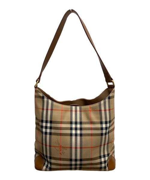 Burberry's（バーバリー）Burberry's (バーバリー) シャドーホース ワンショルダーバッグ ベージュの古着・服飾アイテム