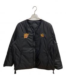 TAION（タイオン）の古着「ジャパンスペシャル リバーシブル ベトジャン ダウンジャケット 」｜ブラック