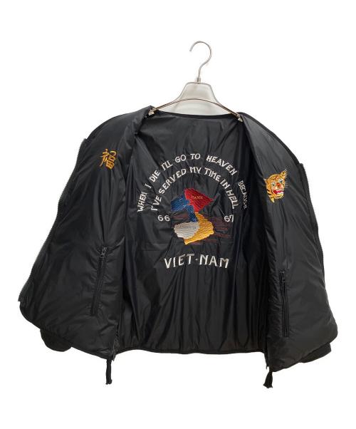 TAION（タイオン）TAION (タイオン) ジャパンスペシャル リバーシブル ベトジャン ダウンジャケット  ブラック サイズ:SIZE Mの古着・服飾アイテム