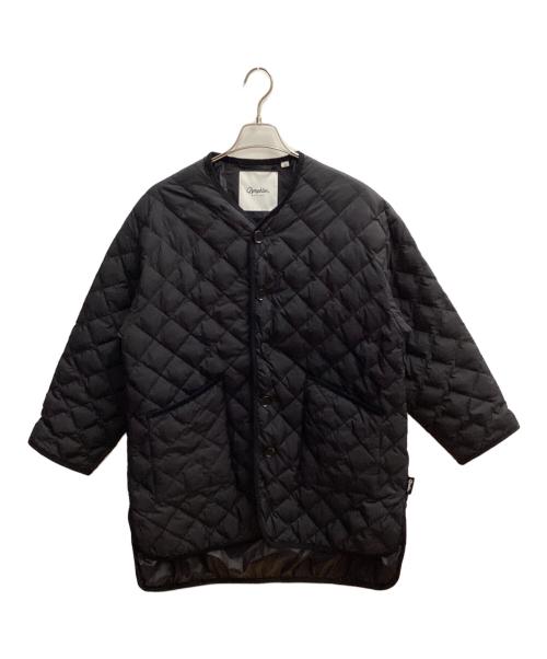 Gymphlex（ジムフレックス）Gymphlex (ジムフレックス) キルトダウンカラーレスコート ブラック サイズ:SIZE 14号の古着・服飾アイテム