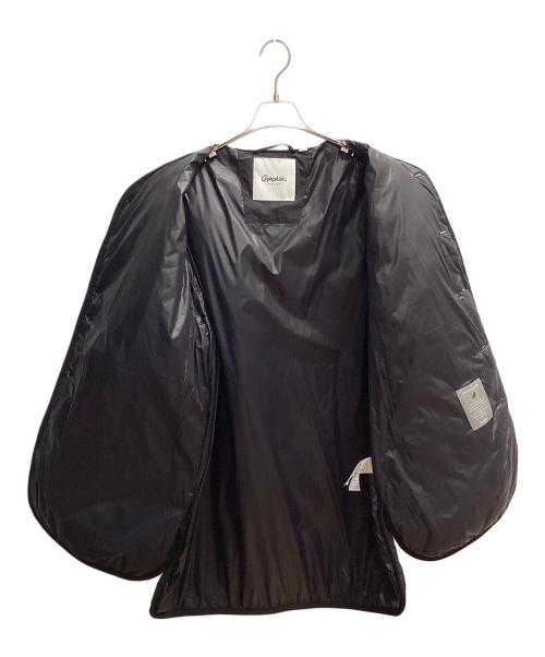 Gymphlex（ジムフレックス）Gymphlex (ジムフレックス) キルトダウンカラーレスコート ブラック サイズ:SIZE 14号の古着・服飾アイテム