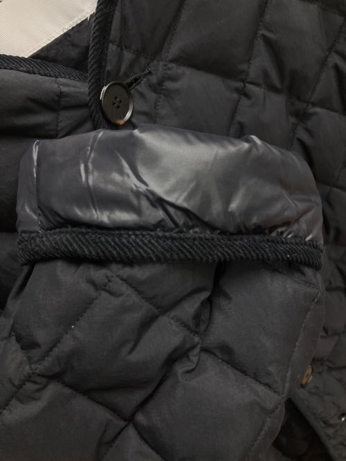 Gymphlex（ジムフレックス）Gymphlex (ジムフレックス) キルトダウンカラーレスコート ブラック サイズ:SIZE 14号の古着・服飾アイテム