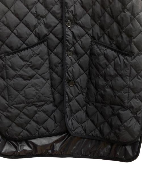 Gymphlex（ジムフレックス）Gymphlex (ジムフレックス) キルトダウンカラーレスコート ブラック サイズ:SIZE 14号の古着・服飾アイテム