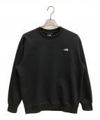 THE NORTH FACEザ ノース フェイス）の古着「スモールロゴヘザースウェットクルー スウェット」｜ブラック