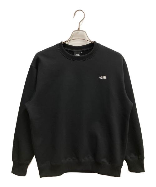 THE NORTH FACE（ザ ノース フェイス）THE NORTH FACE (ザ ノース フェイス) スモールロゴヘザースウェットクルー スウェット ブラック サイズ:SIZE Mの古着・服飾アイテム