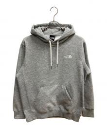 THE NORTH FACE（ザ ノース フェイス）の古着「スクエアロゴフーディ パーカー」｜グレー