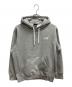 THE NORTH FACE（ザ ノース フェイス）の古着「スクエアロゴフーディ パーカー」｜グレー
