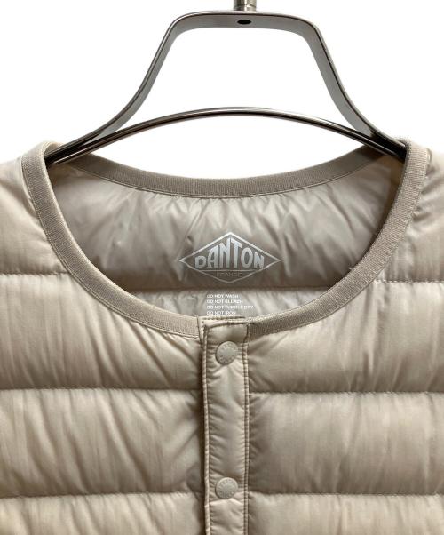 DANTON（ダントン）DANTON (ダントン) クルーネックインナーダウンジャケット ダウンジャケット アイボリー サイズ:SIZE Sの古着・服飾アイテム