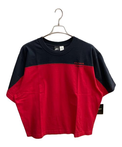 NIKE（ナイキ）NIKE (ナイキ) AIR JORDAN COLLECTION ボックスTシャツ レッド×ブラック サイズ:SIZE Mの古着・服飾アイテム