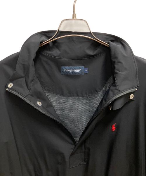 POLO GOLF（ポロ ゴルフ）POLO GOLF (ポロ ゴルフ) ハーフジップジャケット ナイロンジャケット ブラック サイズ:SIZE XLの古着・服飾アイテム