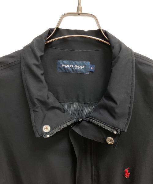POLO GOLF（ポロ ゴルフ）POLO GOLF (ポロ ゴルフ) ハーフジップジャケット ナイロンジャケット ブラック サイズ:SIZE XLの古着・服飾アイテム