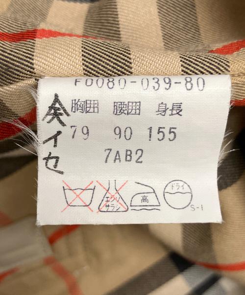 Burberry's（バーバリー）Burberry's (バーバリー) ステンカラーコート ベージュ サイズ:SIZE 7AB2の古着・服飾アイテム