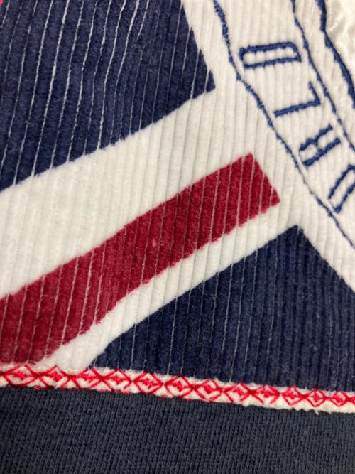 adidas（アディダス）adidas (アディダス) イングランドワールドカップ ハーフジップスウェット ブラック×レッド サイズ:SIZE Lの古着・服飾アイテム