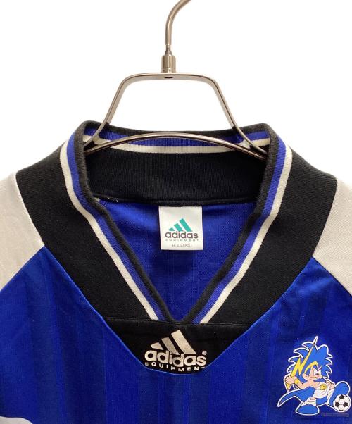 adidas（アディダス）adidas (アディダス) ガンバ大阪 (ガンバオオサカ) ガンバ大阪ホームユニフォーム ゲームシャツ ブルー×ホワイト サイズ:SIZE Lの古着・服飾アイテム
