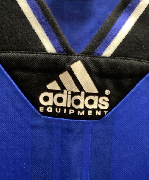 adidas（アディダス）adidas (アディダス) ガンバ大阪 (ガンバオオサカ) ガンバ大阪ホームユニフォーム ゲームシャツ ブルー×ホワイト サイズ:SIZE Lの古着・服飾アイテム