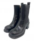 ARMANI EXCHANGEアルマーニ エクスチェンジ）の古着「<オンライン限定>チェルシーブーツ」｜ブラック